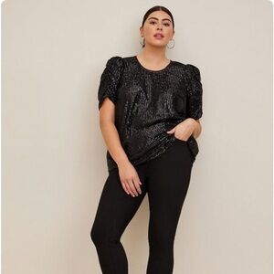 NWT Torrid Sequin Top